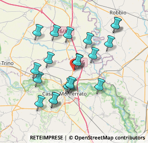 Mappa Via Marconi, 15030 Villanova Monferrato AL, Italia (7.0015)