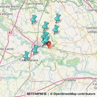 Mappa Via Angelo Amati, 27100 Pavia PV, Italia (5.46818)