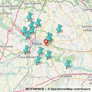 Mappa Via Angelo Amati, 27100 Pavia PV, Italia (7.05071)