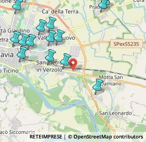 Mappa Via Angelo Amati, 27100 Pavia PV, Italia (2.535)