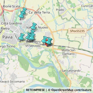 Mappa Via Angelo Amati, 27100 Pavia PV, Italia (1.67917)