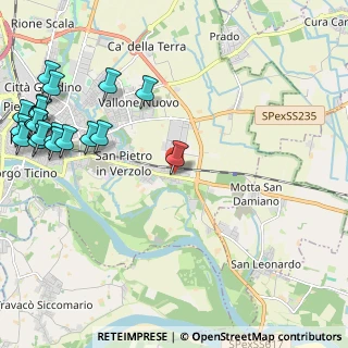 Mappa Via Angelo Amati, 27100 Pavia PV, Italia (3.101)