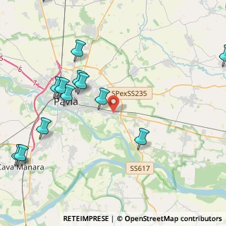 Mappa Via Angelo Amati, 27100 Pavia PV, Italia (5.87133)
