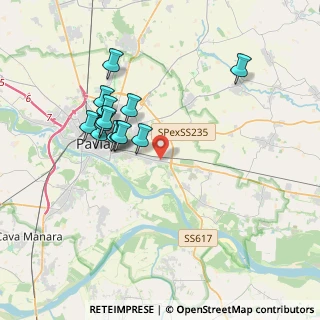 Mappa Via Angelo Amati, 27100 Pavia PV, Italia (3.42077)