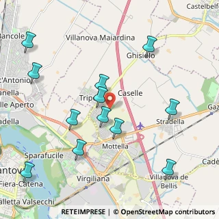 Mappa Via Caselle, 46030 San Giorgio di Mantova MN, Italia (2.295)