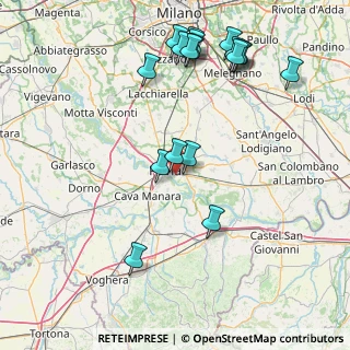 Mappa Strada Valbona, 27100 Pavia PV, Italia (18.61444)