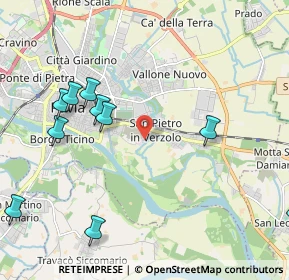 Mappa Strada Valbona, 27100 Pavia PV, Italia (2.815)