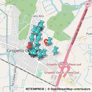 Mappa Via Salici, 27027 Gropello Cairoli PV, Italia (0.35)