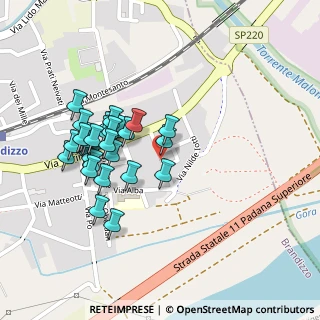 Mappa Via Pietro Pastero, 10032 Brandizzo TO, Italia (0.22069)