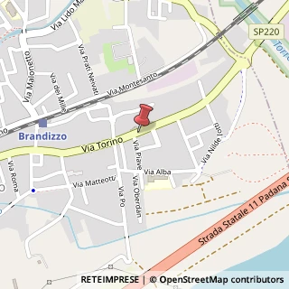 Mappa Via Torino, 29, 10032 Brandizzo, Torino (Piemonte)