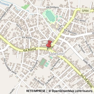Mappa Via Roma, 29, 35047 Solesino, Padova (Veneto)