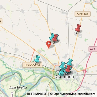 Mappa Via Fornace, 26022 Castelverde CR, Italia (4.34077)
