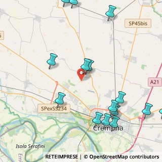 Mappa Via Fornace, 26022 Castelverde CR, Italia (5.41667)