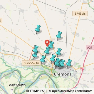 Mappa Via Fornace, 26022 Castelverde CR, Italia (3.32143)
