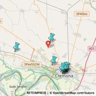 Mappa Via Fornace, 26022 Castelverde CR, Italia (4.77545)