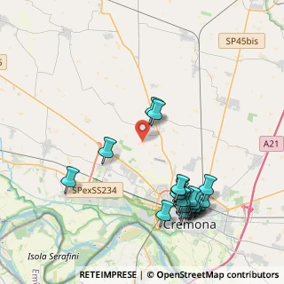 Mappa Via Fornace, 26022 Castelverde CR, Italia (4.66)