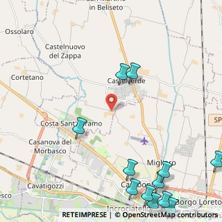 Mappa Via Fornace, 26022 Castelverde CR, Italia (3.29667)