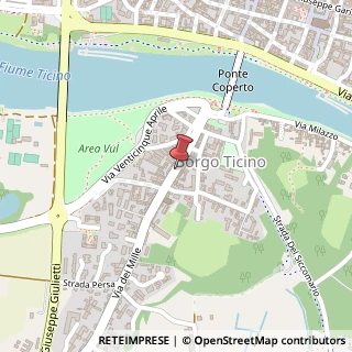 Mappa Via dei Mille, 74, 27100 Pavia, Pavia (Lombardia)