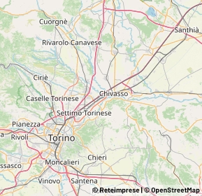 Mappa 10032 Brandizzo TO, Italia (18.83615)