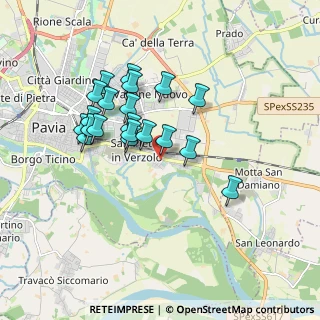 Mappa Via Bonfante, 27100 Pavia PV, Italia (1.571)