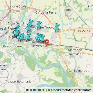 Mappa Via Bonfante, 27100 Pavia PV, Italia (2.10214)