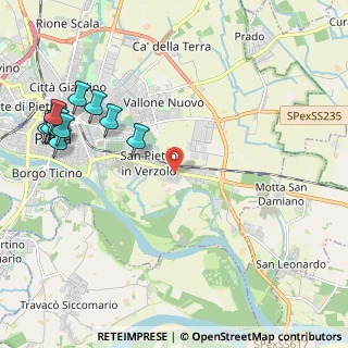 Mappa Via Bonfante, 27100 Pavia PV, Italia (2.79083)