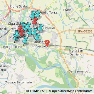 Mappa Via Bonfante, 27100 Pavia PV, Italia (2.443)