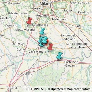 Mappa Via Bonfante, 27100 Pavia PV, Italia (7.55273)