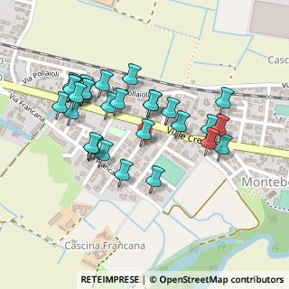 Mappa Via Bonfante, 27100 Pavia PV, Italia (0.22143)