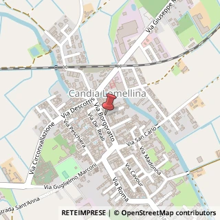 Mappa Via Borgoratto, 46, 27031 Candia Lomellina, Pavia (Lombardia)