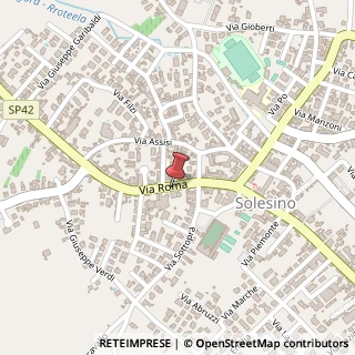 Mappa Via Roma, 72, 35047 Solesino, Padova (Veneto)