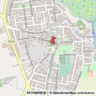 Mappa Via Belvedere, 1A, 46040 Rodigo, Mantova (Lombardia)