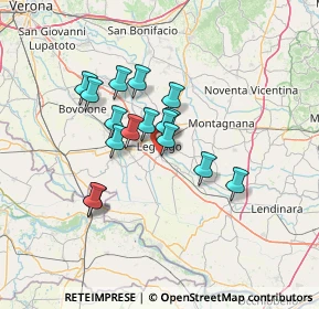 Mappa Via Almerini Vecchia, 37045 Legnago VR, Italia (10.41188)