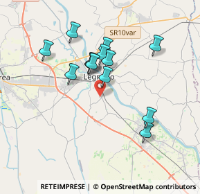 Mappa Via Almerini Vecchia, 37045 Legnago VR, Italia (3.14077)