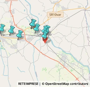 Mappa Via Almerini Vecchia, 37045 Legnago VR, Italia (4.33364)