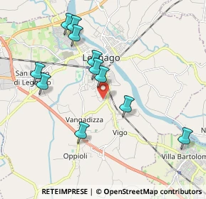 Mappa Via Almerini Vecchia, 37045 Legnago VR, Italia (1.97182)