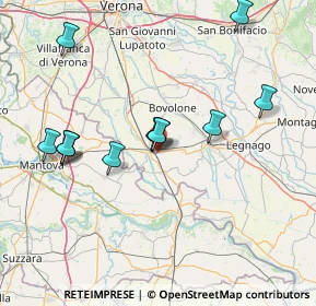 Mappa Via a Alberoni, 37054 Nogara VR, Italia (15.055)