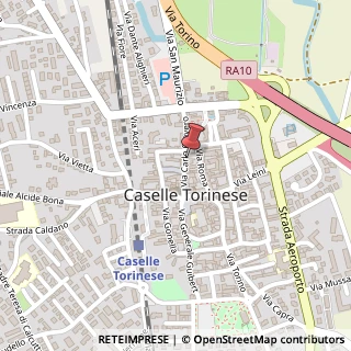 Mappa Via cravero carlo 27, 10072 Caselle Torinese, Torino (Piemonte)