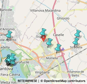 Mappa Piazza D. Alighieri, 46030 San Giorgio Bigarello MN, Italia (3.221)