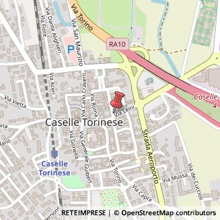 Mappa Via Gibellini, 39, 10072 Caselle Torinese, Torino (Piemonte)