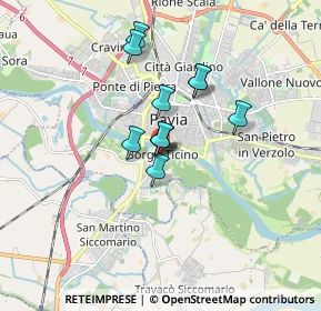 Mappa Via Ponte Vecchio, 27100 Pavia PV, Italia (1.14091)