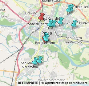 Mappa Via Ponte Vecchio, 27100 Pavia PV, Italia (1.83091)