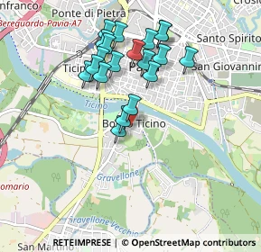 Mappa Via Ponte Vecchio, 27100 Pavia PV, Italia (0.8555)