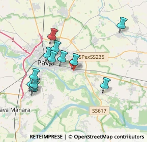 Mappa Via Solari, 27100 Pavia PV, Italia (3.655)