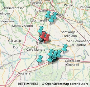 Mappa Via Solari, 27100 Pavia PV, Italia (10.33)