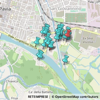 Mappa Piazzale Europa, 27100 Pavia PV, Italia (0.28929)
