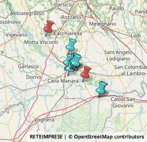 Mappa Piazzale Europa, 27100 Pavia PV, Italia (6.67727)