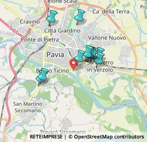Mappa Piazzale Europa, 27100 Pavia PV, Italia (1.38909)
