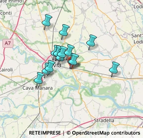 Mappa Via Amendola, 27100 Giussago PV, Italia (4.84933)