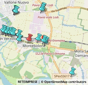 Mappa Via Amendola, 27100 Giussago PV, Italia (1.325)